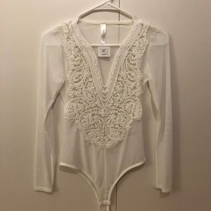 Mesh detailed bodysuit!